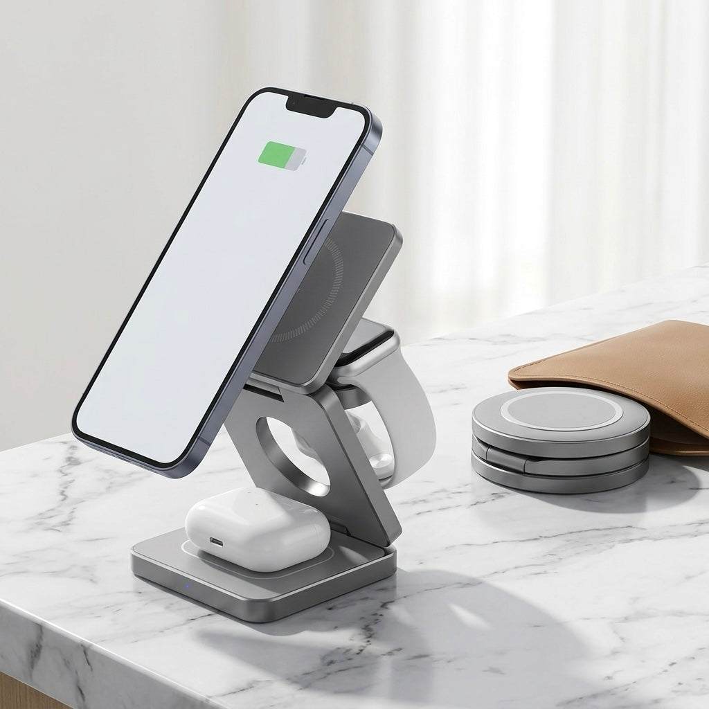 3-in-1 Travel Wireless Charger Stand Gadgetryo
