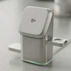 Qi2 3-in-1 wireless charger with Qi2 logo on a light background