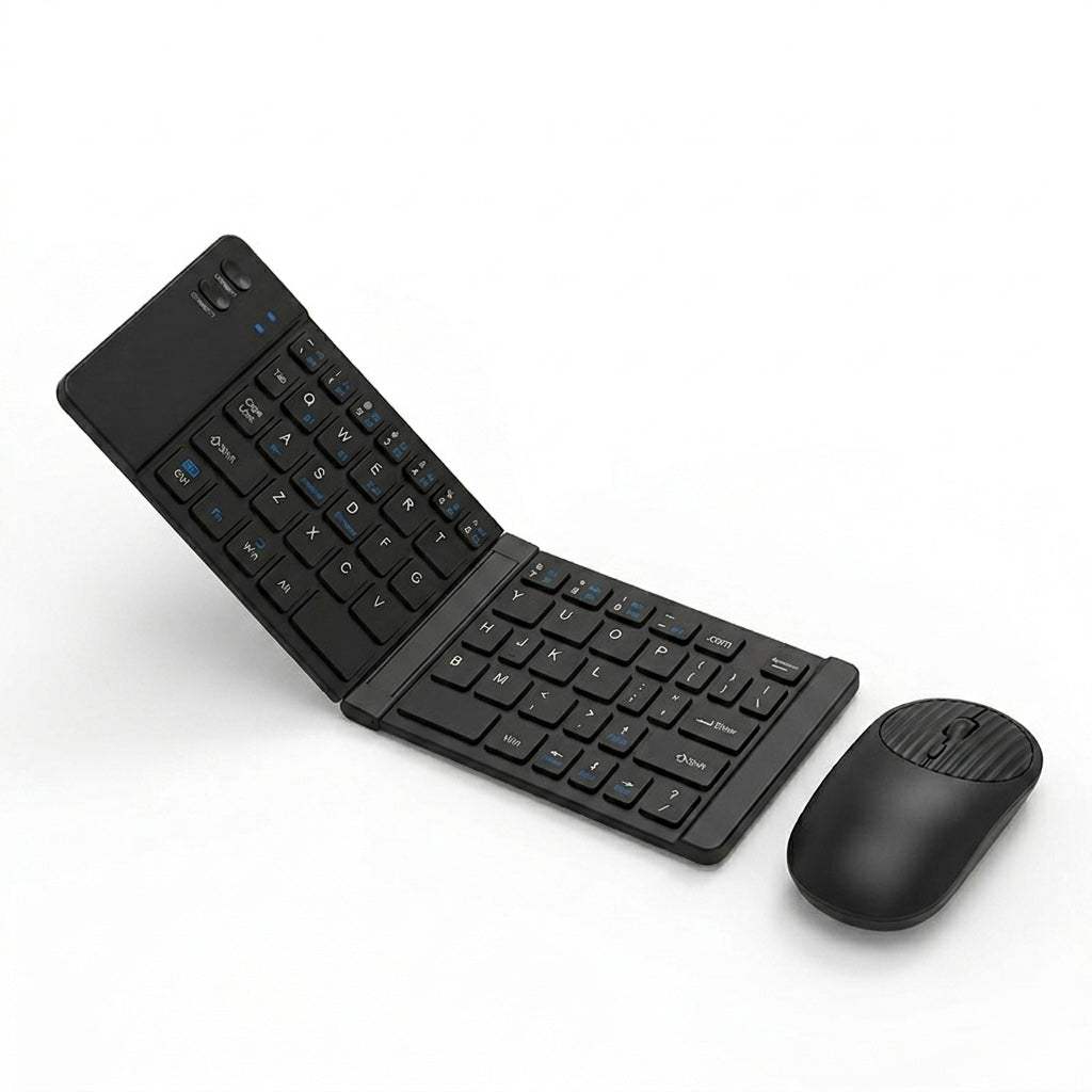 Foldable Wireless Keyboard & Mouse Set