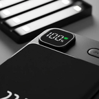 Magnetic Wireless Power Bank fast charging with magnetic snap-on design and USB-C cable