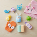 Kids electric toothbrush with soft 360° U-shaped silicone bristles and playful cartoon design for gentle cleaning